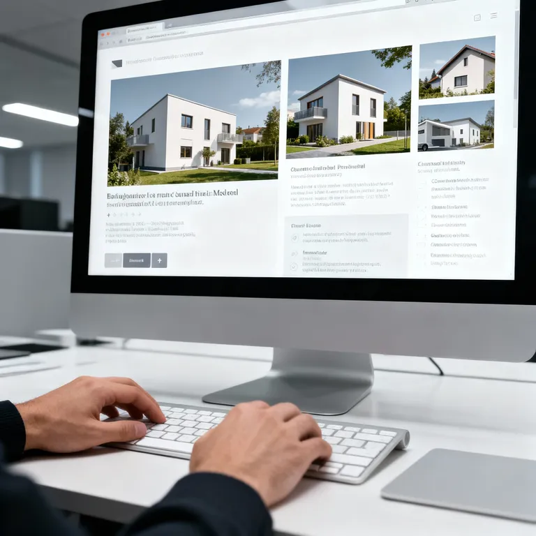 Stock image for process step Vermarktung der Immobilie