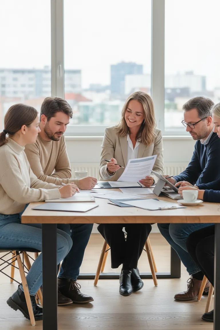 Stock image for process step Käuferprüfung & Preisverhandlungen