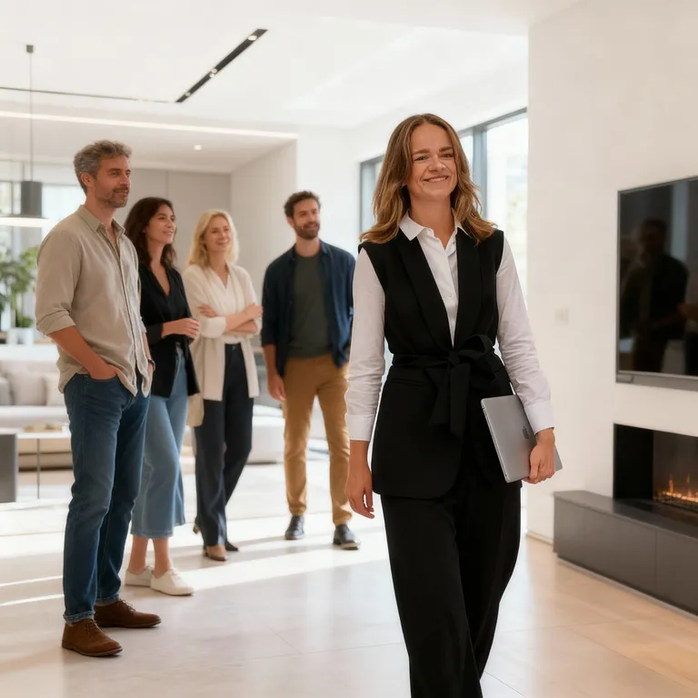 Stock image for process step Besichtigungen & Interessentenauswahl